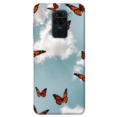 TPU чохол Demsky Summer butterfly для Xiaomi Redmi Note 9 / Redmi 10X