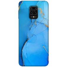 TPU чохол Demsky Синий с золотом для Xiaomi Redmi Note 9s / Note 9 Pro / Note 9 Pro Max