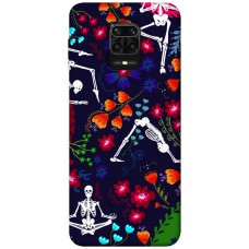 TPU чохол Demsky Yoga skeletons для Xiaomi Redmi Note 9s / Note 9 Pro / Note 9 Pro Max