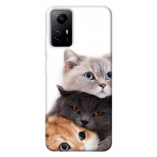 TPU чохол Demsky Три кота для Xiaomi Redmi Note 12S
