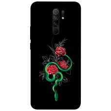 TPU чохол Demsky Snake in flowers для Xiaomi Redmi 9