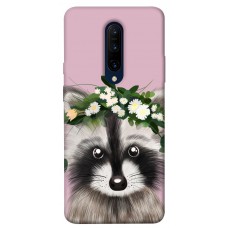 TPU чохол Demsky Raccoon in flowers для OnePlus 7 Pro