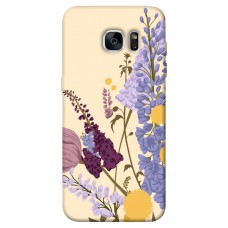 TPU чехол Demsky Flowers art для Samsung G935F Galaxy S7 Edge