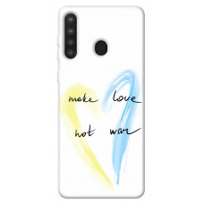 TPU чехол Demsky Make love not war для Samsung Galaxy A21