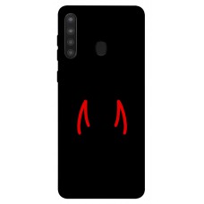 TPU чехол Demsky Red horns для Samsung Galaxy A21