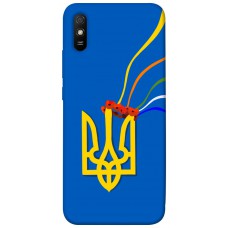 TPU чехол Demsky Квітучий герб для Xiaomi Redmi 9A