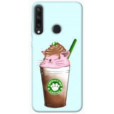 TPU чохол Demsky Catpuccino для Huawei Y6p