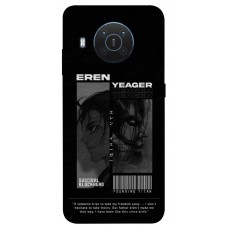 Термополіуретановий (TPU) чохол Anime style 3 Атака титанов (Eren Yeager) для Nokia X10 / X20