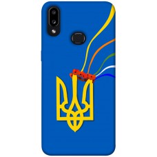 TPU чехол Demsky Квітучий герб для Samsung Galaxy A10s