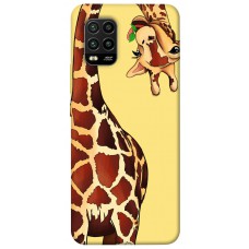 TPU чохол Demsky Cool giraffe для Xiaomi Mi 10 Lite