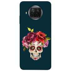 TPU чохол Demsky Flower skull для Xiaomi Mi 10T Lite / Redmi Note 9 Pro 5G