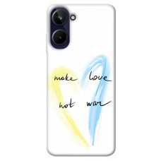 TPU чехол Demsky Make love not war для Realme 10 4G