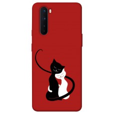 TPU чохол Demsky Влюбленные коты для OnePlus Nord