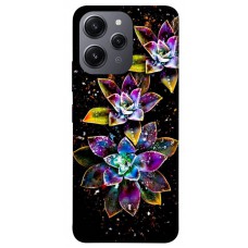 TPU чехол Demsky Flowers on black для Xiaomi Redmi 12