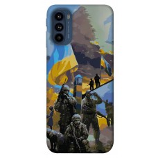 TPU чехол Demsky Faith in Ukraine 3 для Motorola Moto G41