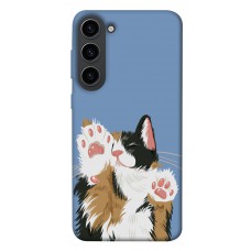 TPU чехол Demsky Funny cat для Samsung Galaxy S23