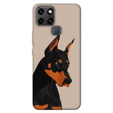 TPU чехол Demsky Doberman для Infinix Smart 6