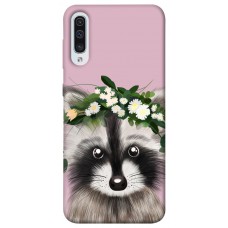 TPU чехол Demsky Raccoon in flowers для Samsung Galaxy A50 (A505F) / A50s / A30s