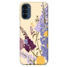 TPU чохол Demsky Flowers art для Motorola Moto G41