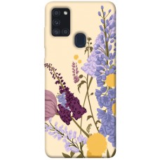 TPU чохол Demsky Flowers art для Samsung Galaxy A21s