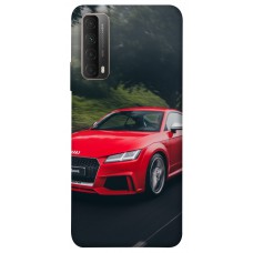 TPU чехол Demsky Red Audi для Huawei P Smart (2021)