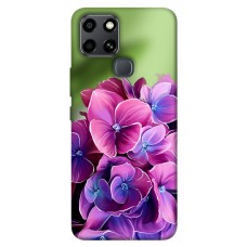 TPU чехол Demsky Кружевная гортензия для Infinix Smart 6