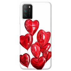 TPU чохол Demsky Heart balloons для Xiaomi Poco M3