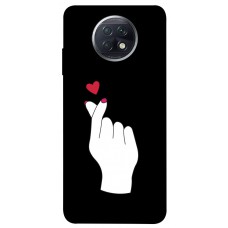TPU чохол Demsky Сердце в руке для Xiaomi Redmi Note 9 5G / Note 9T