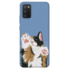 TPU чохол Demsky Funny cat для Samsung Galaxy A02s