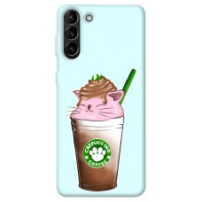 TPU чехол Demsky Catpuccino для Samsung Galaxy S21+