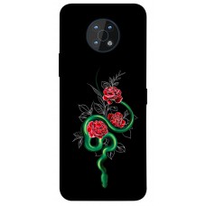 TPU чохол Demsky Snake in flowers для Nokia G50