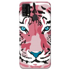 TPU чехол Demsky Pink tiger для Samsung Galaxy M21s