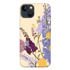 TPU чехол Demsky Flowers art для Apple iPhone 13 (6.1")