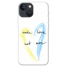 TPU чохол Demsky Make love not war для Apple iPhone 13 mini (5.4")