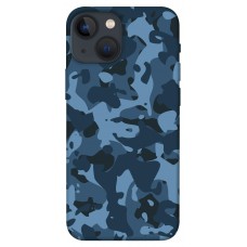 TPU чохол Demsky Синий камуфляж для Apple iPhone 13 mini (5.4")