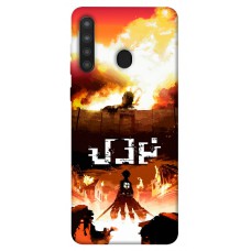 Термополіуретановий (TPU) чохол Anime evolution 9 Атака титанів (Shingeki no Kyojin) для Samsung Galaxy A21