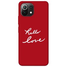 TPU чохол Demsky Hello love для Xiaomi Mi 11 Lite