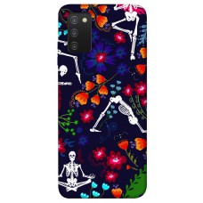 TPU чохол Demsky Yoga skeletons для Samsung Galaxy A03s