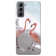 TPU чохол Demsky Flamingos для Samsung Galaxy S21 FE