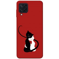 TPU чохол Demsky Влюбленные коты для Samsung Galaxy M22