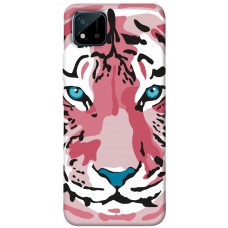 TPU чехол Demsky Pink tiger для Realme C11 (2021)