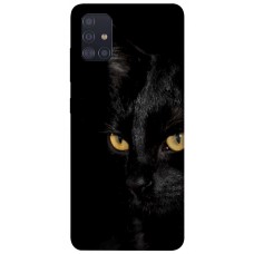 TPU чохол Demsky Черный кот для Samsung Galaxy A51