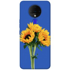 TPU чохол Demsky Bouquet of sunflowers для TECNO Spark 6