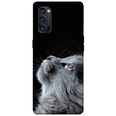 TPU чохол Demsky Cute cat для Oppo Reno 4 Pro 5G