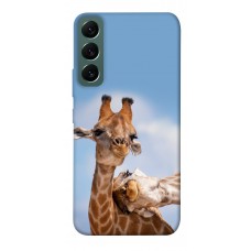 TPU чохол Demsky Милые жирафы для Samsung Galaxy S22