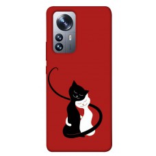 TPU чохол Demsky Влюбленные коты для Xiaomi 12 / 12X