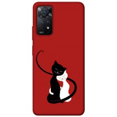 TPU чохол Demsky Влюбленные коты для Xiaomi Redmi Note 11 Pro 4G/5G
