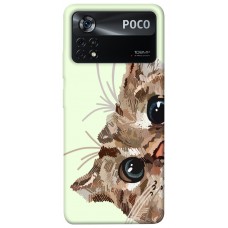 TPU чохол Demsky Cat muzzle для Xiaomi Poco X4 Pro 5G