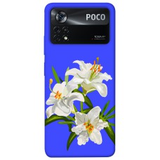 TPU чохол Demsky Three lilies для Xiaomi Poco X4 Pro 5G