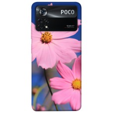 TPU чохол Demsky Розовая ромашка для Xiaomi Poco X4 Pro 5G